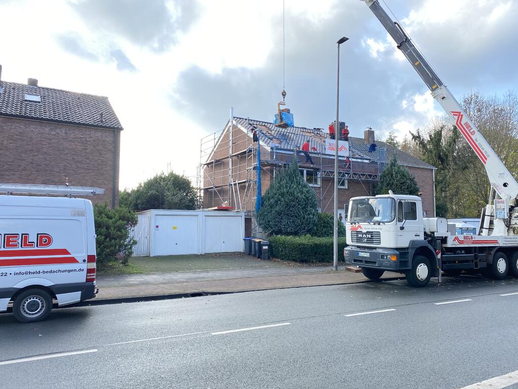 Dachdeckung in Münster Nord