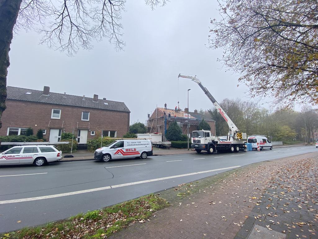 Dachdeckung in Münster Nord
